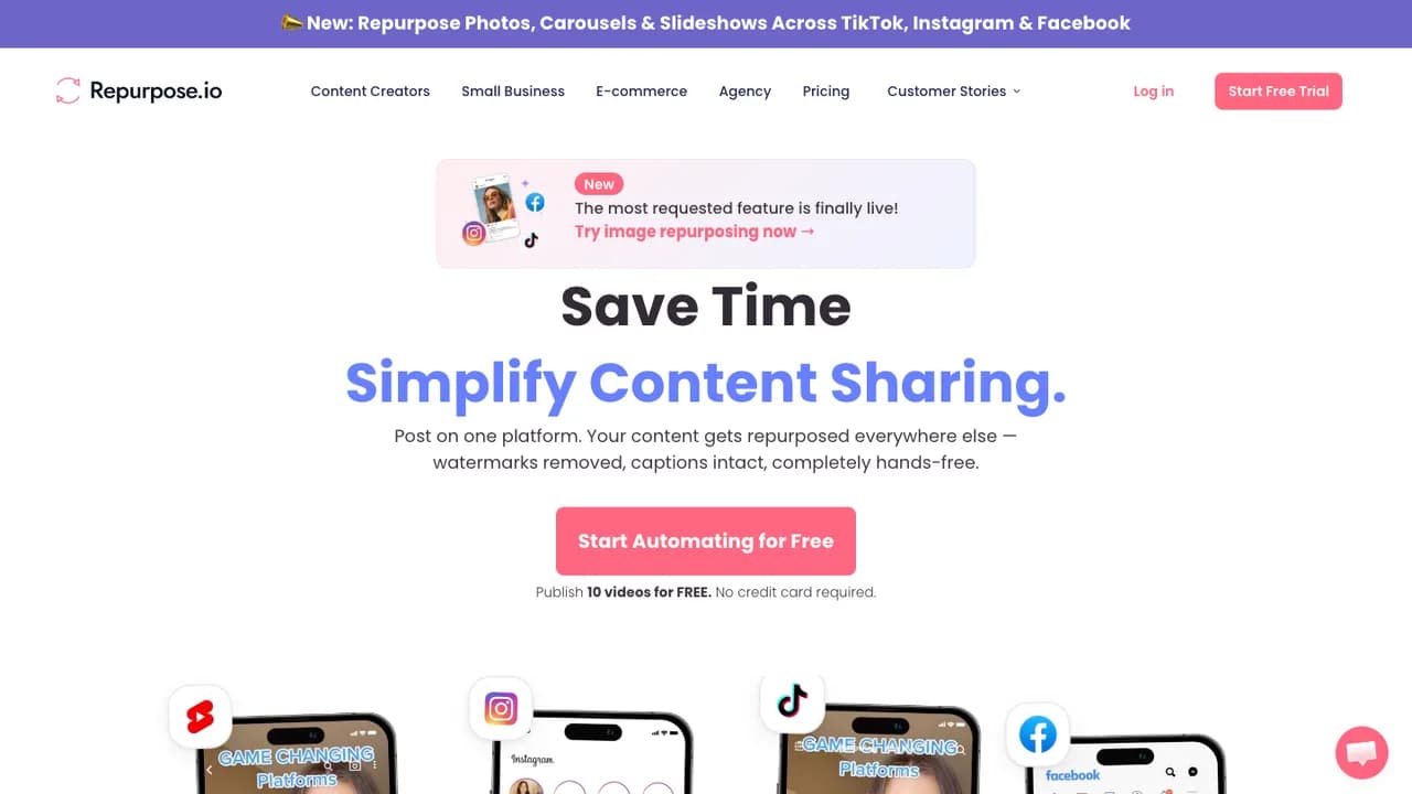 Repurpose — cover screenshot