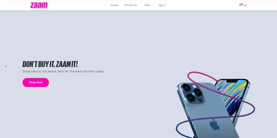 Zaam — cover screenshot